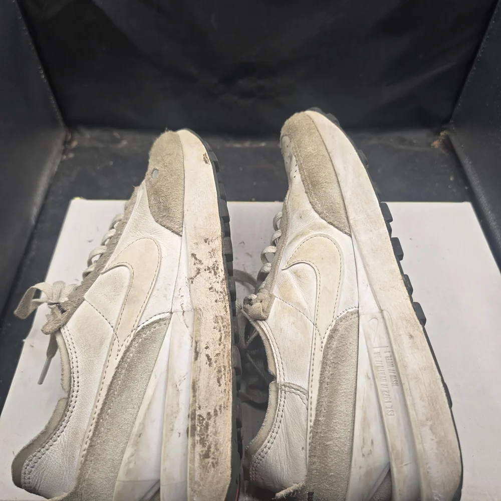 Nike Men's Beige and White Sneakers - Picture 6 of 7